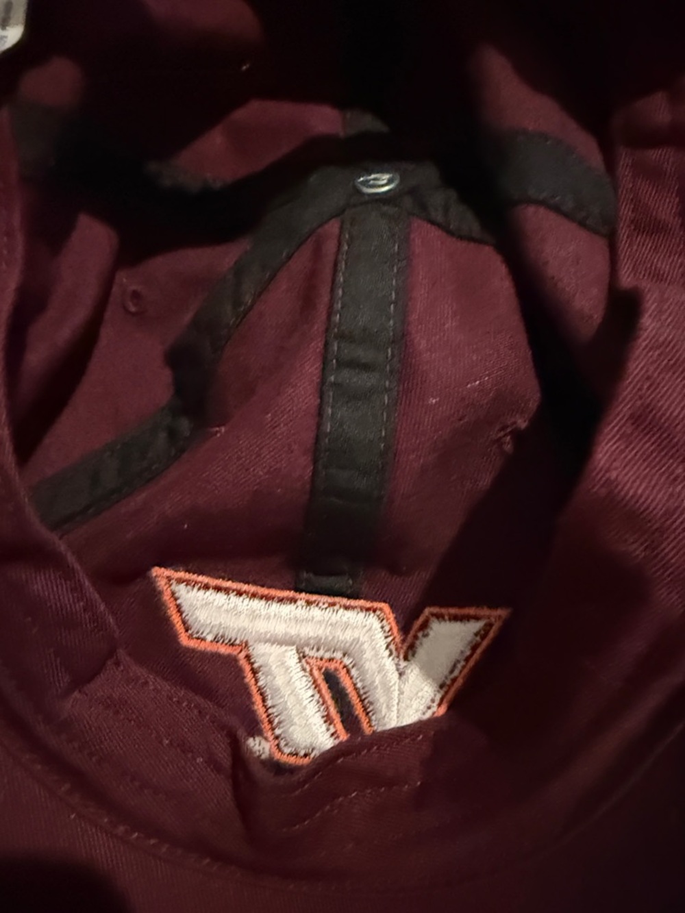 Virginia Tech Orange Short Sleeve Tee - MaroonVT Hat Combo - Picture 8 of 9